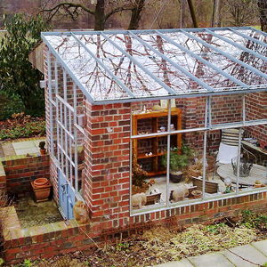 Glasdach Gewächshaus